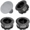 CHIHOLEN 4 Bobine Fil Coupe Bordure Compatible avec F016800570,Bobine de Rechange Convient pour Bosch UniversalGrassCut 18 18-26 18-260, Ø1,65mm 6,1m,avec Capuchon 1600A01R5J(4 Bobine+1 Couvercle)