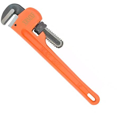 XRMXF Rohrzange 14 Zoll Einhand-Rohrzange, gerade Einhandrohrzange, max.Maulweite 60mm,Reparatur von Abwasser- oder Heizungsrohren