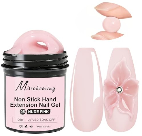 Aurora Builder Gel für Nägel, nicht klebend, formbares UV/LED-Nagelverlängerungsgel, flexibles Pinch & Shape Gel für DIY-Maniküre & professionelle Nagelkunst