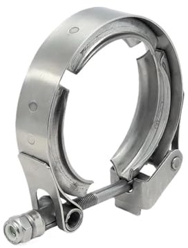 Fascetta V Band Per Scarico Morsetto a V a sgancio rapido in acciaio inossidabile da 1,5~6 pollici 51 63 76 mm a for tubo di scarico turbo Vband a(38mm 1.5 inch)
