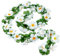 Basil Blumengirlande Flower Garland, weiß, One Size, 50182