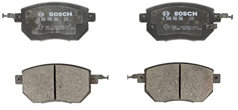Bosch BP1274 - Brake Pads Car Front Axle - Bosch Quality - Reduced Noise and Dust - ECE-R90 Certified - Copper-Free - 1 Set of 4 Pads