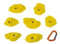 Entre Prises Klettergriffe Pulse Edges M (ehemals Medium Edges), Farbe:Sand
