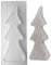 Rayher Hobby 36064000 Gießform Tannenbaum, 12,5 x 33 cm, Tiefe 3,5 cm, Pet, Beton Gießform, zum Ausgießen mit Kreativ-Beton, Raysin-Gießpulver, Wachs, Seife, Transparent