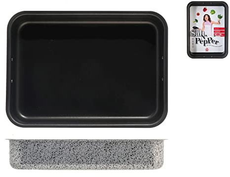 Home Salt N'Pepper Teglia Forno in Alluminio, Rivestimento Antiaderente, 40x28 cm