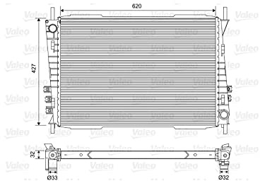 Valeo Kühler, Motorkühlung 701559