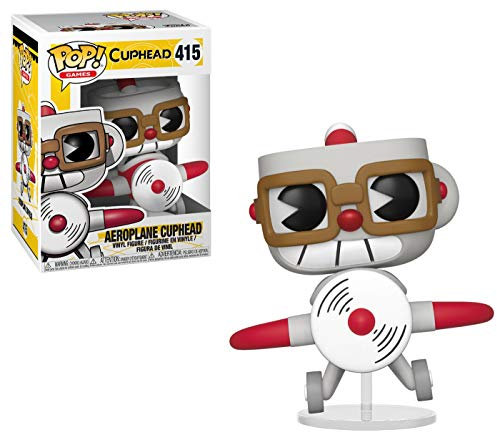 Funko Pop! Vinyl: Games Cuphead in Aeroplane, Multi - Vinyl-Sammelfigur - Geschenkidee - Offizielle Handelswaren - Spielzeug Für Kinder und Erwachsene - Video Games Fans - Modellfigur Für Sammler