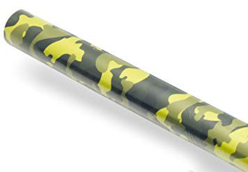 Geschenkpapier in Camouflage-Grün, groß (70 x 100 cm) für Bastelarbeiten, thematische Verpackungen und originelle Dekoration