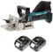 Makita DPJ180Z 18V LXT Cordless Biscuit Jointer with 2 x 5Ah Batteries