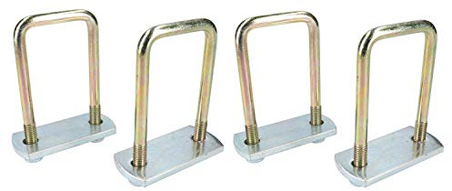 4 Pack M10 50mm x 100mm U-Bolt N-Bolt with Plates & Nuts HIGH TENSILE