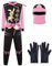 Katara 1771 - Ninja Kostüm Anzug, Kinder, Verkleidung Fasching Karneval, Größe L, Pink Schwarz