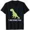 Lustige T-Rex Doing Yoga Grafik T-Shirt