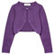 Bolerose Ragazze Manica Lunga Scintillante Bolero Bambini Caridgan (Viola, 9-10 Anni)