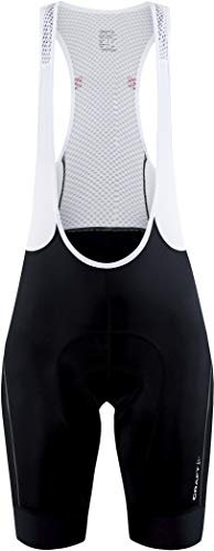 Craft ADV Endur Bib Shorts W Black XS Pantaloncini, Nero/Bianco, Donna