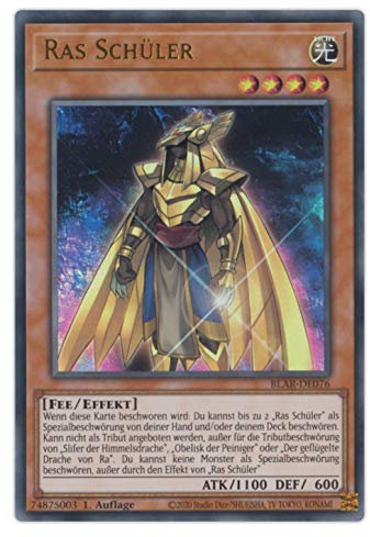 serie Yu-Gi-Oh Battles of Legend Armageddon BLAR Einzelkarten Auswahl - 1. Auflage NM deutsch (BLAR-DE076 Ras Schüler)