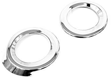 ZHENGGUIFANG Prämie Auto-Chrom-Styling Chrome Nebelscheinwerfer Abdeckung (runde Ausführung) for Mercedes Benz W164 ML-Klasse 06-08