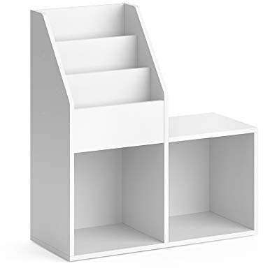 Vicco Bücherregal Luigi, Weiß, 72 x 79 cm
