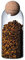 afdg Frascos de Vidrio para Almacenamiento, Tarro de Cristal para Alimentos, Tarro de Cristal de Dulces Con Corcho para Saborizantes, Caramelos, Especias, Frijoles, Galletas, Medicinas (1000ml)