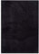 the carpet Relax Weicher, Badezimmerteppich, Bad Set, Badematte, Badvorleger, Anti-Rutsch Unterseite, Waschbar bis 30 Grad, Super Soft, Felloptik Schwarz, 60 x 110 cm