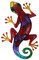 Angoily 1stk Gecko Deko Gecko-anhänger Wandkunst Aus Metall Wanddekoration Metall Wandkunst Wandbehang Skulpturen -Wand Eiserne 3D