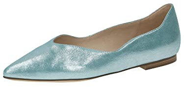 Caprice Leder Ballerina Türkis 22110