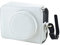 Rieibi ZV1 Étui vintage en cuir PU pour appareil photo reflex numérique Sony ZV1 ZV-1 Étui de protection avec sangle, blanc, Trousse de beauté