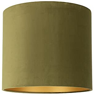 Uniqq Lampenschirm Velours grün Ø 40 cm - 40 cm hoch, UL013