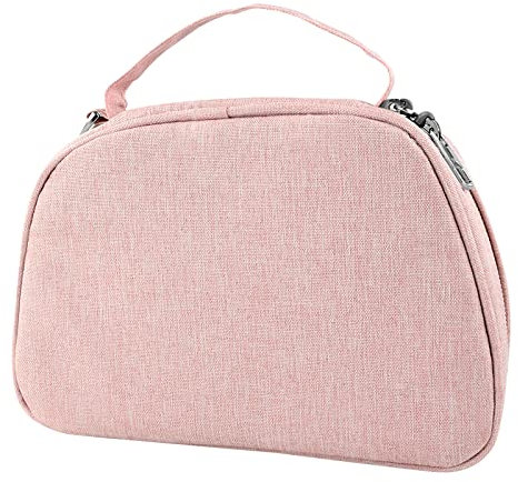 Geekria NOVA - Funda para auriculares compatible con JBL JR 310BT/300 BT, Tune 570BT/510BT, bolsa de transporte protectora de repuesto con almacenamiento de cables (rosa)