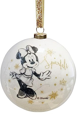 Disney 90mm Christmas Bauble Tree Decoration - Minnie Mouse 4866