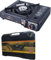 SMH LINE® Réchaud à gaz de camping - 227 g - Mallette de camping - Cuisinière d'extérieur - Barbecue de table - 1 feu