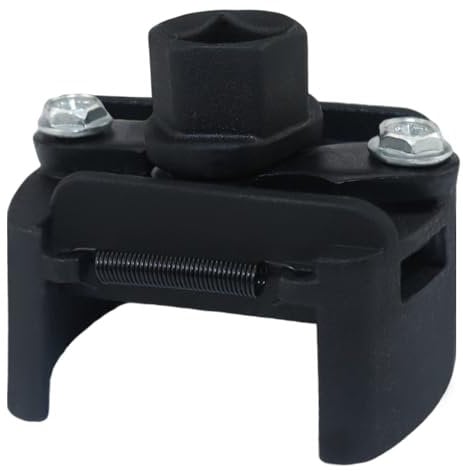 Chiave Filtro Olio Regolabile Chiave Universale per Filtro Olio Chiave per Filtro Olio Motore 2 Griffe 60-80 mm per Auto e Moto Nero