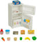 NOOLY Dollhouse Refrigerator, Mini Fridge Toy For 3+ Years Old Boys And Girls GJJWJ-01 012-14B