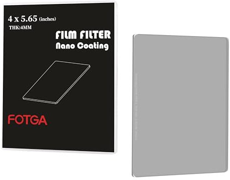 FOTGA Nano - Filtro ND2 a densità neutra da 10,2 x 14,4 cm, rivestimento multistrato MC Cinema Square ND filtro per scatole opache da 10,2 x 14,4 cm