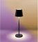 21 SHOP® Lampada Da Tavolo A Led Con Batteria Ricaricabile Touch Dimmerabile 3 Colori Bar Negozio Casa Ufficio in Alluminio Nera