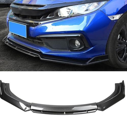 Auto Frontspoiler für BMW 7 Series 7er F01 F02 F03 2009-2015, Frontstoßstange Spoiler Lippe Splitter Frontlippe Diffusor Body Kit, Auto Zubehör,Carbon Fiber Look