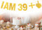Lhbwhiz 40. Geburtstag Girlande,40 jahre Jubiläum Banner,40er Lustig Deko Geburtstagsgirlande,39+1 Frauen Männer Happy Birthday Glitzerbanner,Glitter Geburtstagsdeko(Gold)