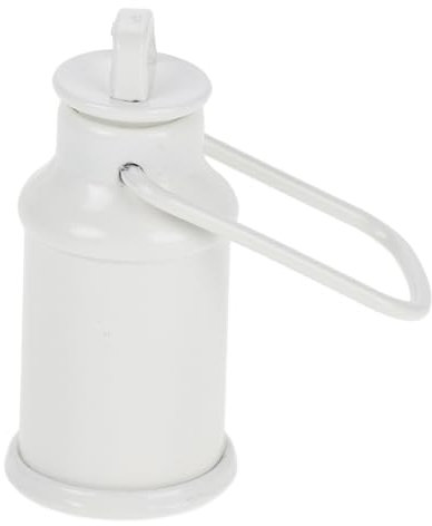 MOTHNUR Miniature Pot à Lait avec Couvercle Accessoire De Décoration pour Maison De Poupée Modèle Réaliste De Cuisine pour Objets Miniatures