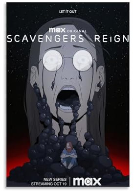 Scavengers Poster Reign Anime-Poster, Leinwand, Wandkunst, Dekor, Gemälde für Zuhause, Wohnzimmer, Schlafzimmer, 30 x 45 cm, ungerahmter Stil
