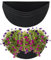 Udewo 3PCS 12 Inch Half Round Planter Liners Fabric Plant Liners Half circle Flower Basket Liners Replacement Felt Liner Coconut Liners Alternative for Wall Hanging Basket Planter