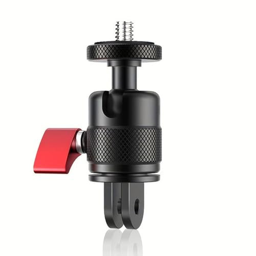 Kamera Halterung Adapter Stativ Adapter Aluminium Kamerahalterungsadapter Einstellbarer Adapter für Action-Kameras für Insta360 X4/X3/X2