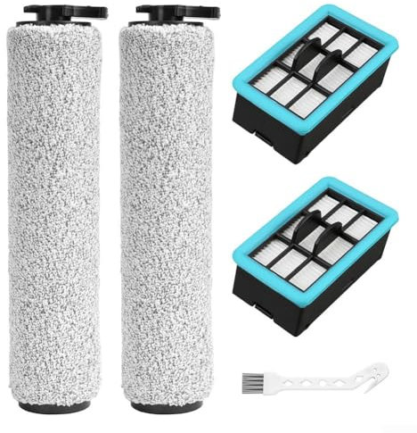 Brosses à rouleaux de rechange pour Bissell pour CrossWave Series 3831, HF2, 3845, 3847, 3848 - Ensemble d'accessoires pour améliorer la puissance de nettoyage des pièces