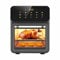 Gziztx 16L Air Fryer, 10-in-1 Digital Air Fryer with Rapid Air Circulation, 10 Preset Cooking Functions, Max Temp 200°C, Timer, Touch screen, Auto Shutoff and Easy View Windows