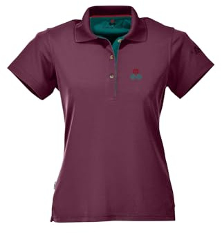 MAUL Aeschi Fresh - 1/2 Poloshirt Purple/Petrol Green - 46
