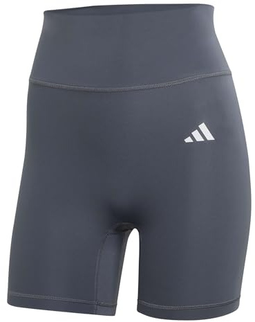 adidas Women's Optime Essentials Workout Short Leggings, onix, XS