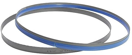 Ground Tooth Band Saw Blade, 2pcs 730mm Band Saw Blades Bi-metal M42 28-3/4 for for MAKlTA DPB184Z Panasonic EY45A5XT32 Portable Bandsaw Cutting Metal 24TPI