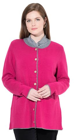 Ulla Popken Damen Strickjacke