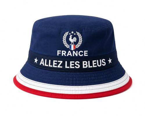 TrendandStylez Fan Bucket Hat Fischerhut für Damen & Herren – Fußball Fanhut im Länder Design für EM WM Public Viewing Festival Sommer Urlaub Streetwear Unisex