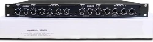 MiBoce Active Crossover, Dual Channel Stereo Compressor Limiter, Reverb Equalization Adjustment, High-definition Sound Quality, Anti-howling, For Stage Performance, Recording Studio