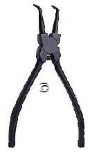 Pinza per anelli Seeger becchi curvi 150mm - Mod. C