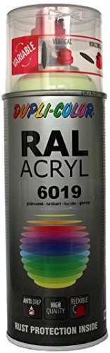 Dupli-Color 492426 RAL-Acryl-Spray 6019, 400 ml, Weißgrün Glanz